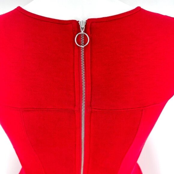 MAEVE BY ANTHROPOLOGIE RED SLEEVELESS FIT & FLARE DRESS - SMALL - Picture 5 of 6